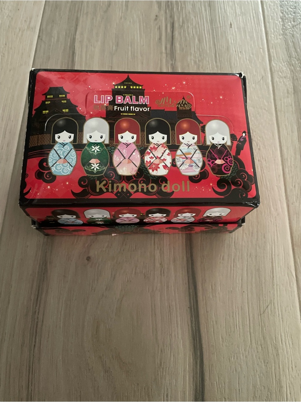 Fruit Scented Lip Balm Set - Dolls (24 total)